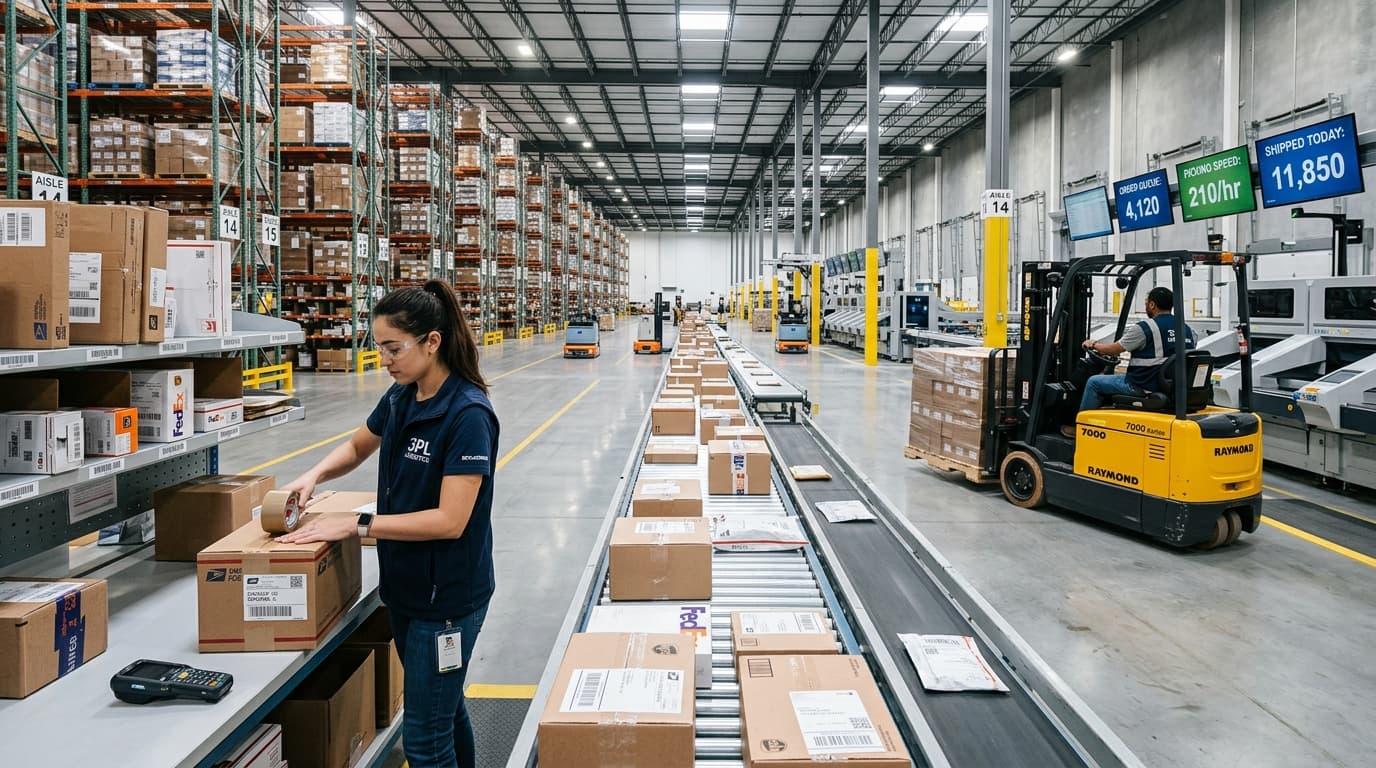 3PL Warehouse - Pick-Pack-Ship